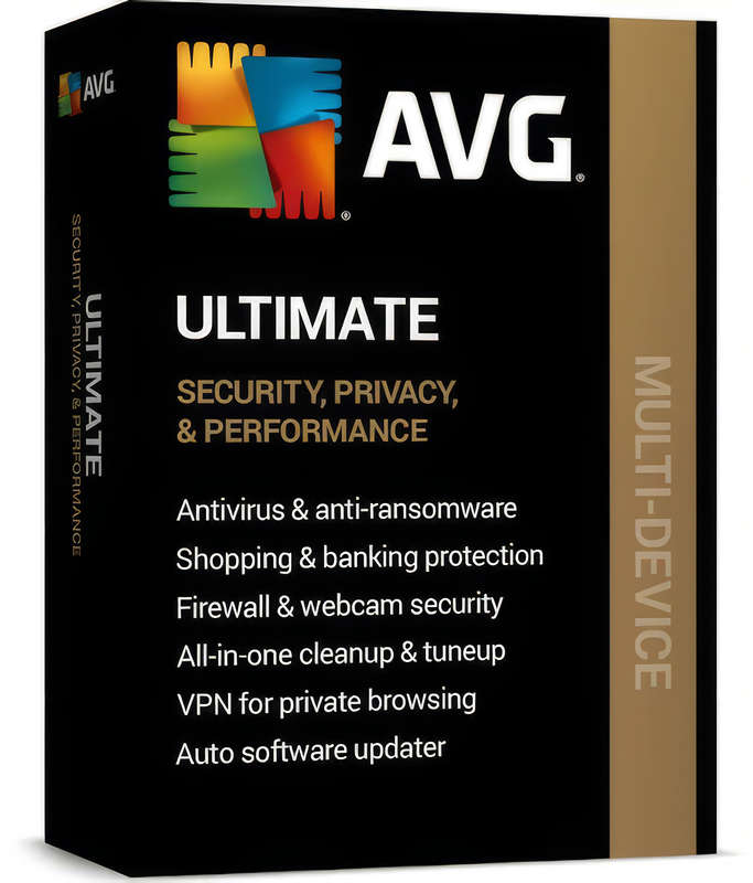 AVG Ultimate - 10 Devices 1 Year (PC, Android, Mac, iOS)