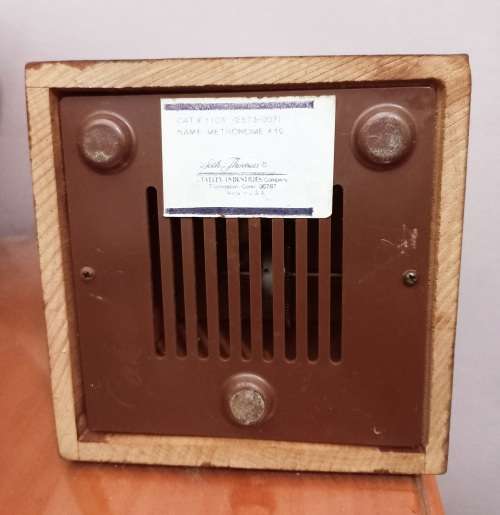 vintage wooden Seth Thomas #10 Metronome