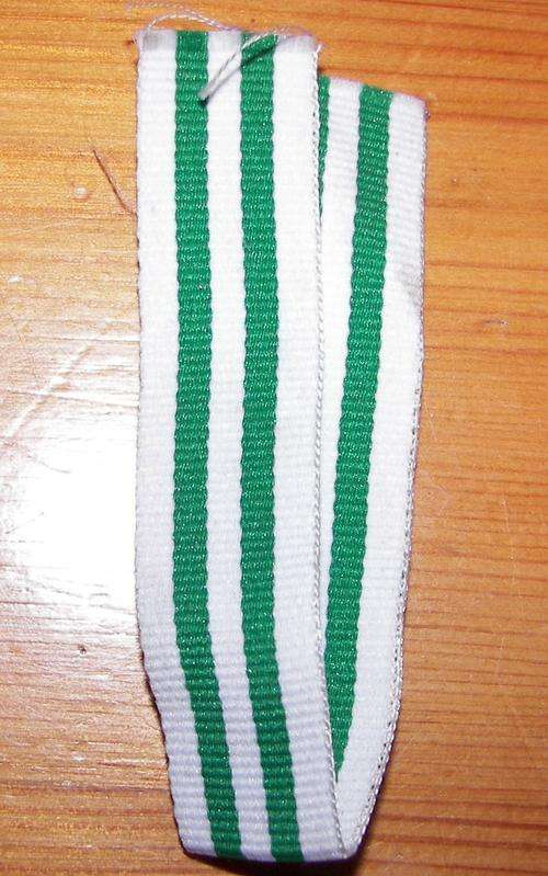 SADF~20 YEAR GOOD SERVICE MEDAL RIBBON~MINIATURE SIZE