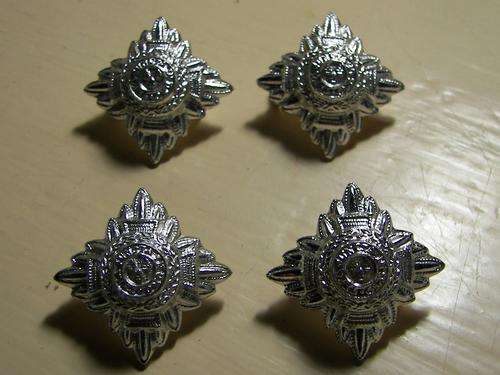 RHODESIAN-BRITISH SOUTH AFRICAN POLICE~BSAP~ANODISED RANK PIPS FOR INSPECTOR OR CHIEF INSPECTOR