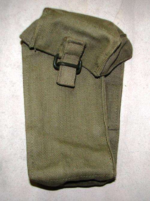 SADF~WEBBING~R4 MAG POUCH~PATTERN 77~1970'S~EXELENT CONDITION