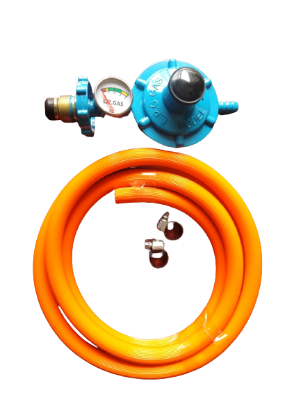 Gas stove Regulator with Pressure Gauge and Fittings