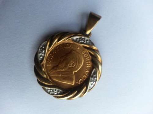 1/10 Kruger Rand Ladies pendant