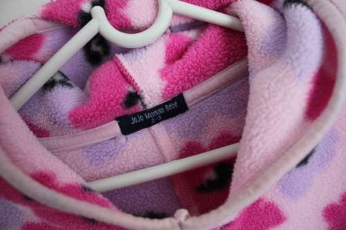 Fleece Poncho with Hood. Size 2-3 JoJo Maman Bebe