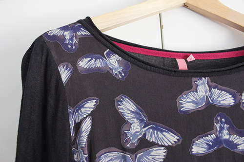 Grey Bird Dress