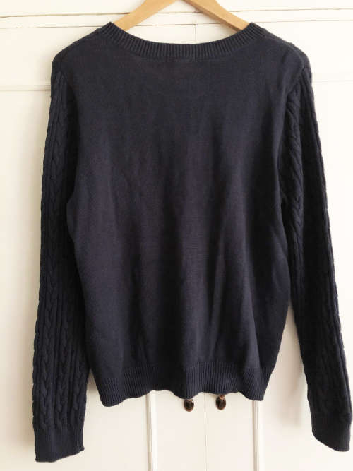 Navy Blue Jersey / Jumper H&M Size L