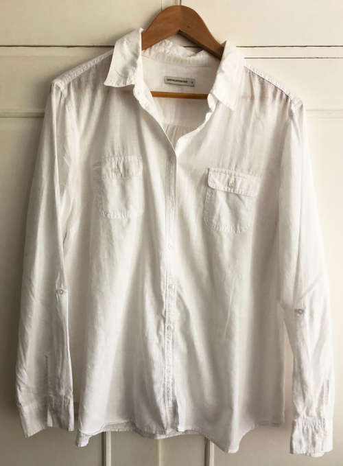 Woolworths White Shirt, Ladies Size 14