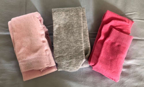 3 pairs of tights / stockings, size 5-6