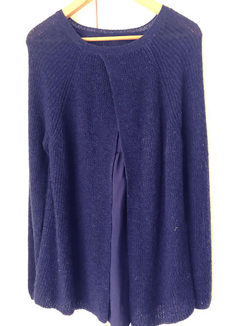 Navy Blue Jumper, Sweater, Marks & Spencer, Size 16