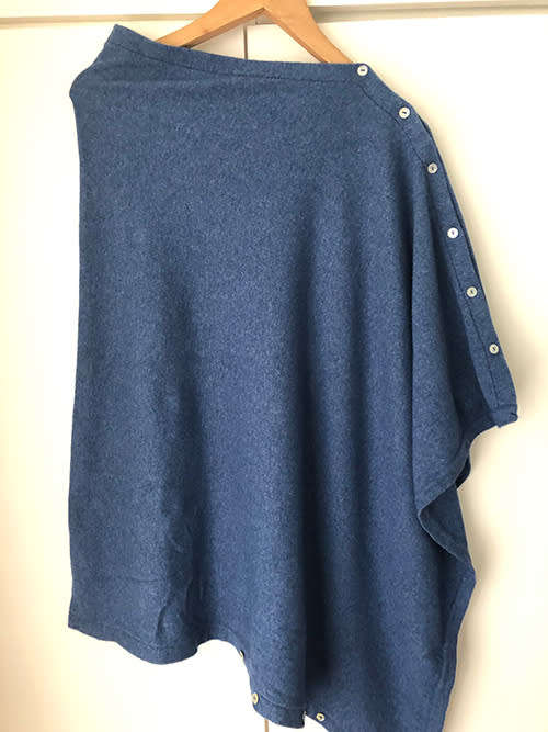 Blue Woollen Shawl