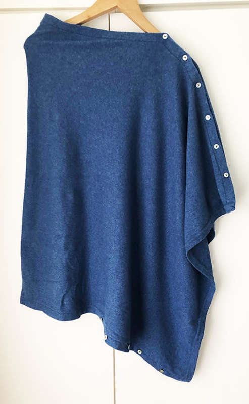 Blue Woollen Shawl