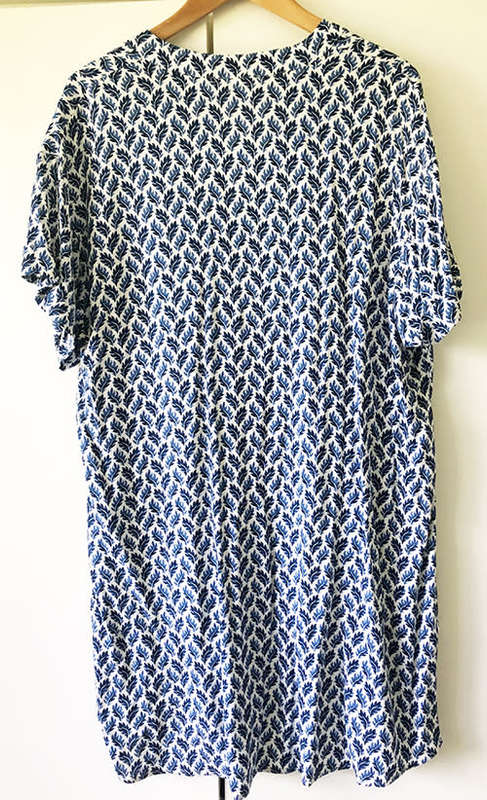 H&M Blue and White Dress