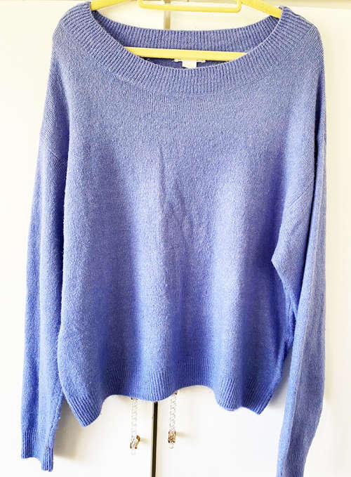 Lilac colour Knitted Jersey from H&M  Size M