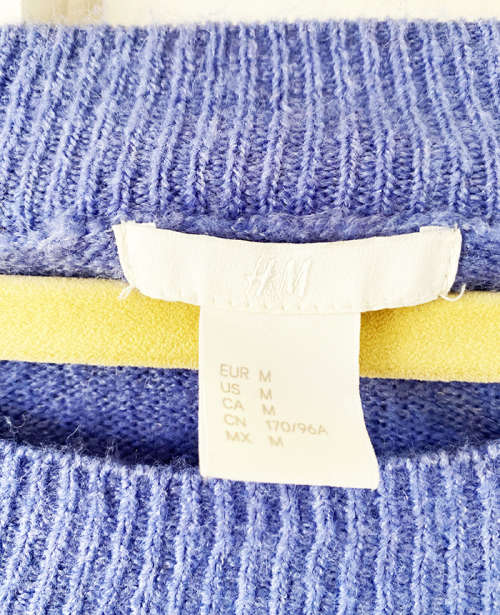 Lilac colour Knitted Jersey from H&M  Size M