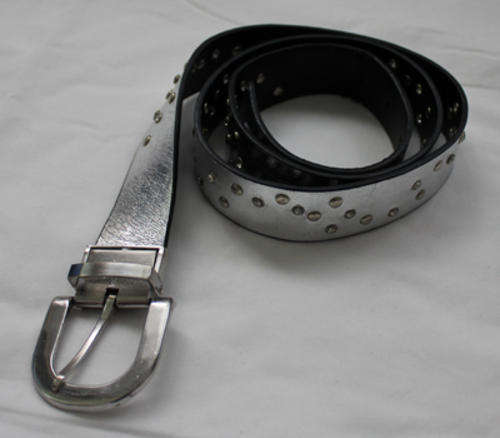 Black/Silver reversible Belt