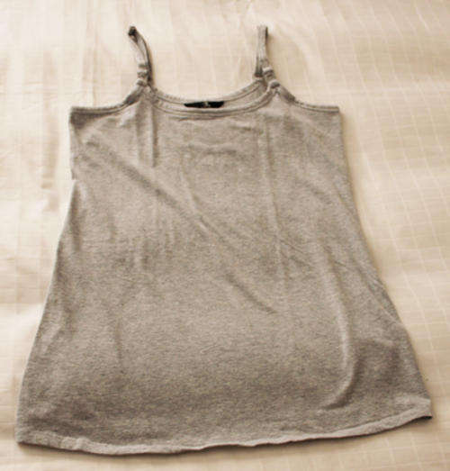 Grey Maternity/Breastfeeding Vest. Size 14