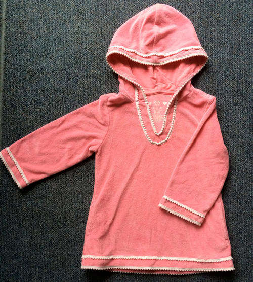 Girls Pink Beach cover-up, GAP, Size 18-24 months