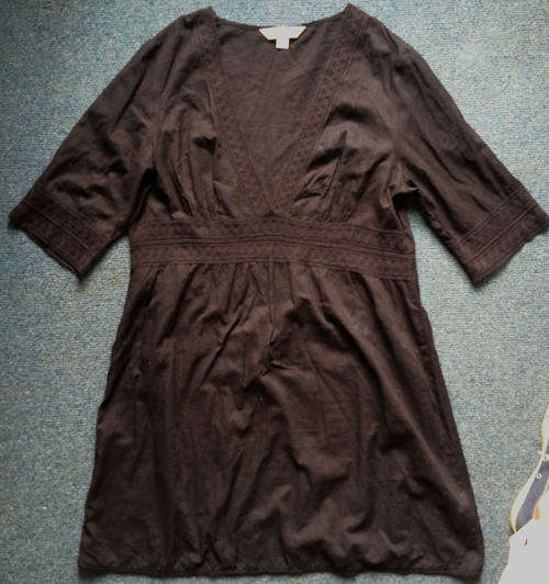 Black Beach-coverup from Accessorize. Size Large L