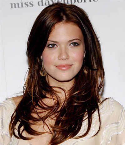 Full head human hair clip in hair 50 cm in dark auburn