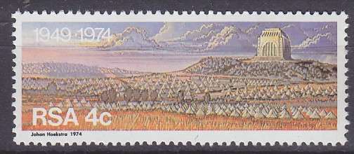 SOUTH AFRICA SACC 356 - 1974 - 25TH ANNIVERSARY OF VOORTREKKER MONUMENT. - MNH