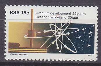 SOUTH AFRICA SACC 441 - 1977 - URANIUM DEVELOPMENT - MNH