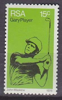 SOUTH AFRICA SACC 413 - 1976 - GARY PLAYER - MNH