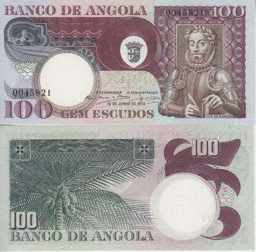 ANGOLA 100 ESCUDOS 1973 P.106 UNC