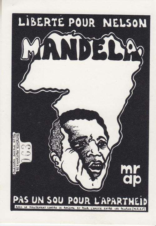 FREEDOM FOR MANDELA POSTCARD - ANTI-APARTHEID