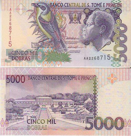 ST. THOMAS & PRINCE 5000  1996 P 65 UNC