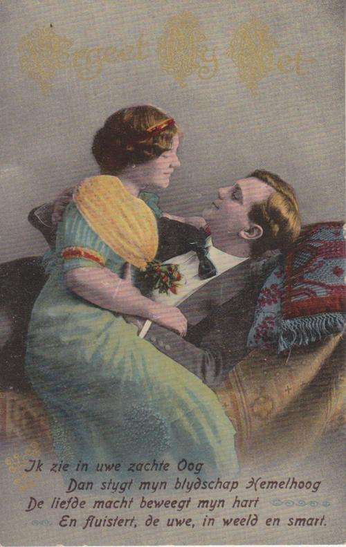 (Early 1900) AFRIKAANSE POSKAART - VERGEET MY NIET