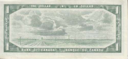 CANADA 1 DOLLARS 1972/3 P75c VF