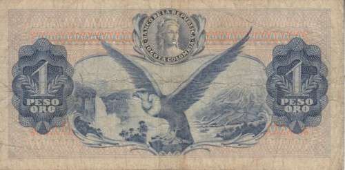 COLOMBIA1 PESO ORO 1972 P404e VG