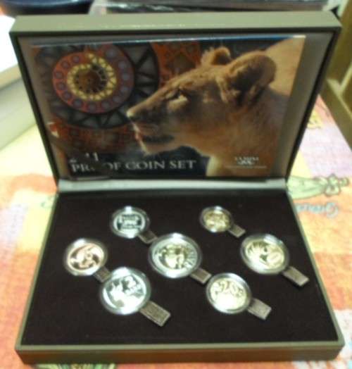 2011 SOUTH AFRICA PROOF COIN SET IN ORIGINAL BOX