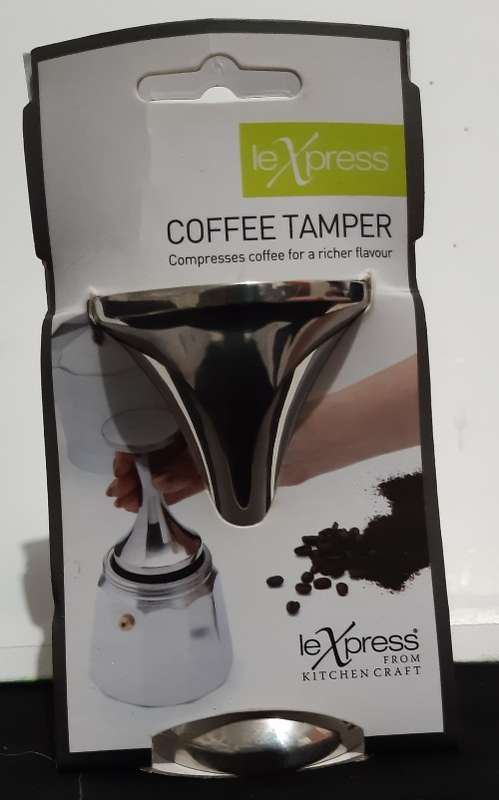 NEW Le`Xpress Stainless Steel COFFEE TAMPER