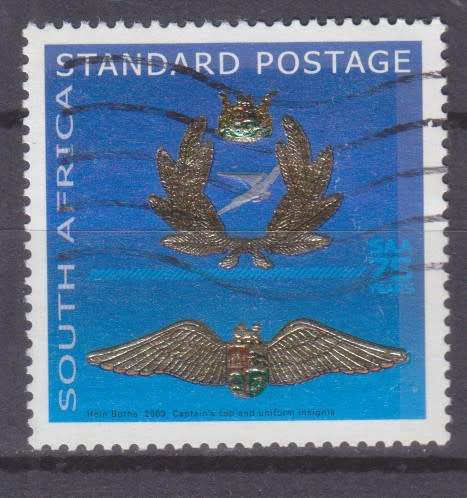 SOUTH AFRICA USED STAMP SACC1920 - 2009 SOUTH AFRICAN AIRWAYS 75 YEARS