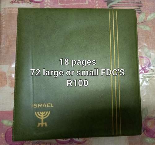 USED FIRST DAY COVER ALBUM - 18 PAGES CAN HOUSE 72 LARGE OR SMALL FDC`S