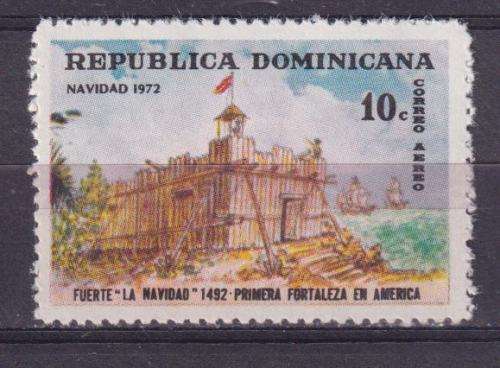 BEAUTIFUL THEMATIC STAMPS - MILITARY- FORT and SHIPS - DOMINICA