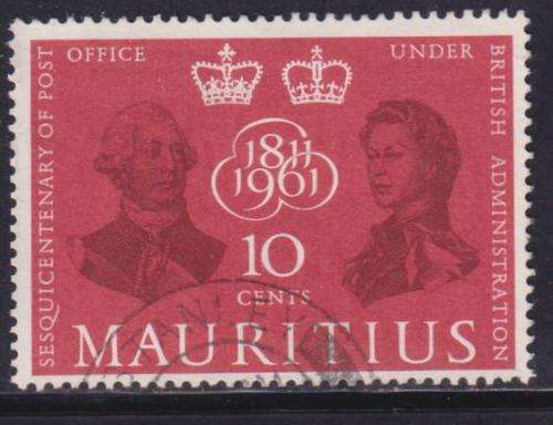 MAURITIUS STAMPS - 1961 The 150th Anniversary of British Post Office in Mauritius
