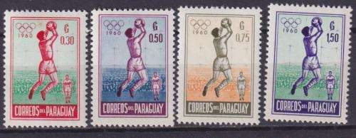 PARAGUAY STAMPS - 1960 Olympic Games - Rome, Italy