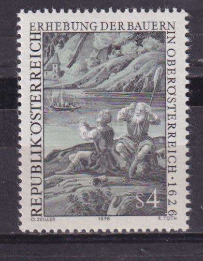 AUSTRIA STAMPS - 1976 Peasants` Uprising in Upper Austria 1626