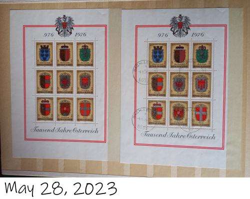 STOCK BOOK WITH AUSTRIA COLLECTION 1972-1983 - SEE DESCRIPTION