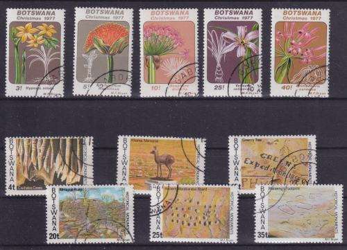 R10 - BOTSWANA  2 COMPLETE SETS -  USED & MINT