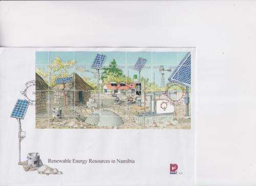 SELECTION OF 3 LARGE NAMIBIA FDC`S