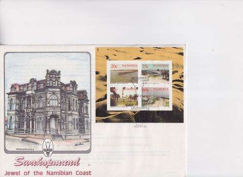 SELECTION OF 2 LARGE NAMIBIA FDC`S