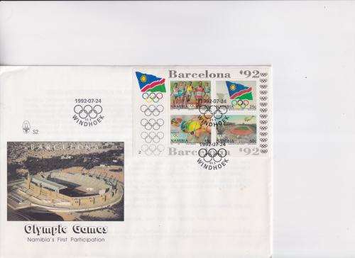 SELECTION OF 3 LARGE NAMIBIA FDC`S