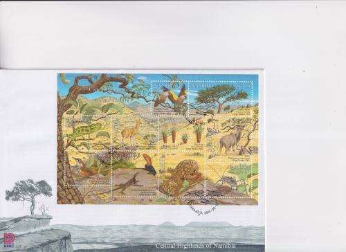 SELECTION OF 2 LARGE NAMIBIA FDC`S