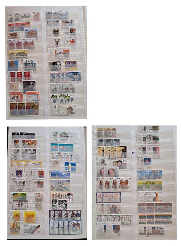 STOCK BOOK WITH GERMANY COLLECTION - 16 PAGE (32 BOTH SIDES) - 2