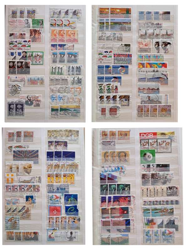 STOCK BOOK WITH GERMANY COLLECTION - 16 PAGE (32 BOTH SIDES) - 2