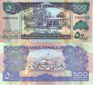 SOMALILAND P6d 2005 500 SHILIN UNC