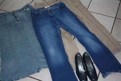 Ladies Trousers, Skirt and Shoes various sizes.